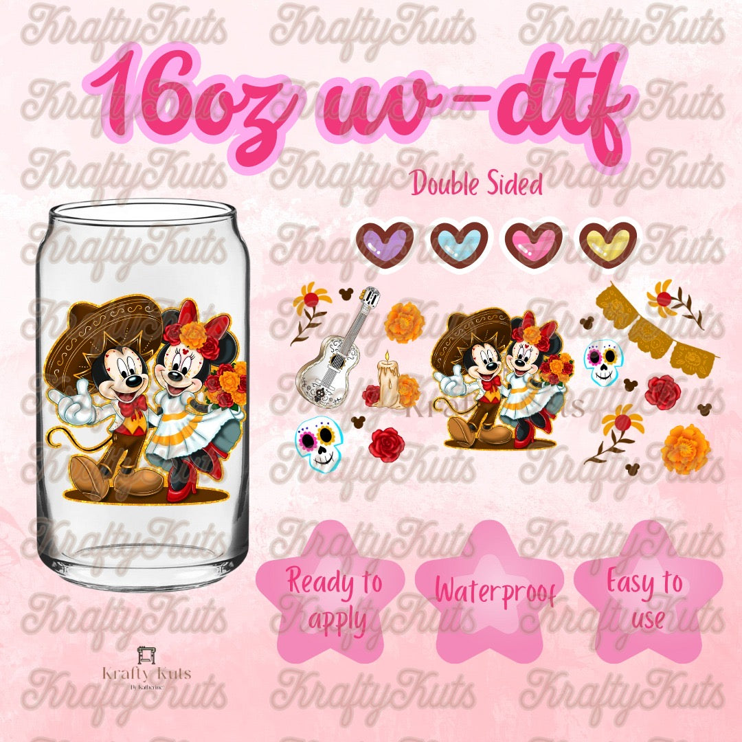 #187 UV-DTF 16oz Glass Wrap - Double Sided