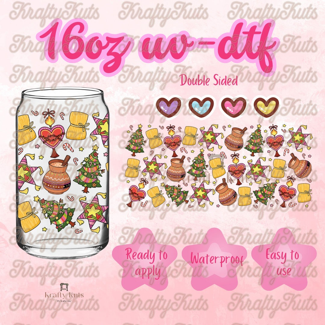 #474 UV-DTF 16oz Glass Wrap - Double Sided
