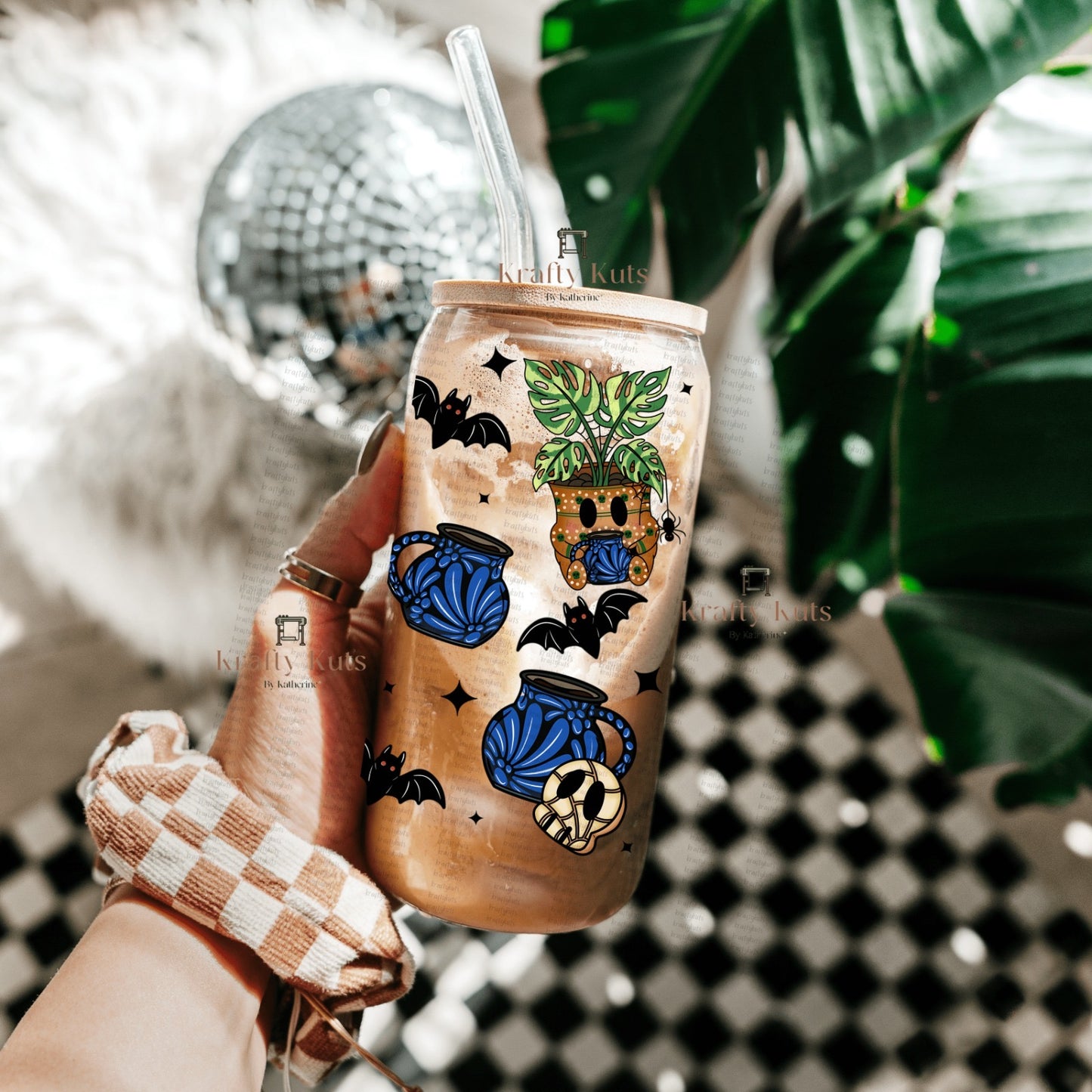 Spooky & Senora Things Glass Cup 16oz