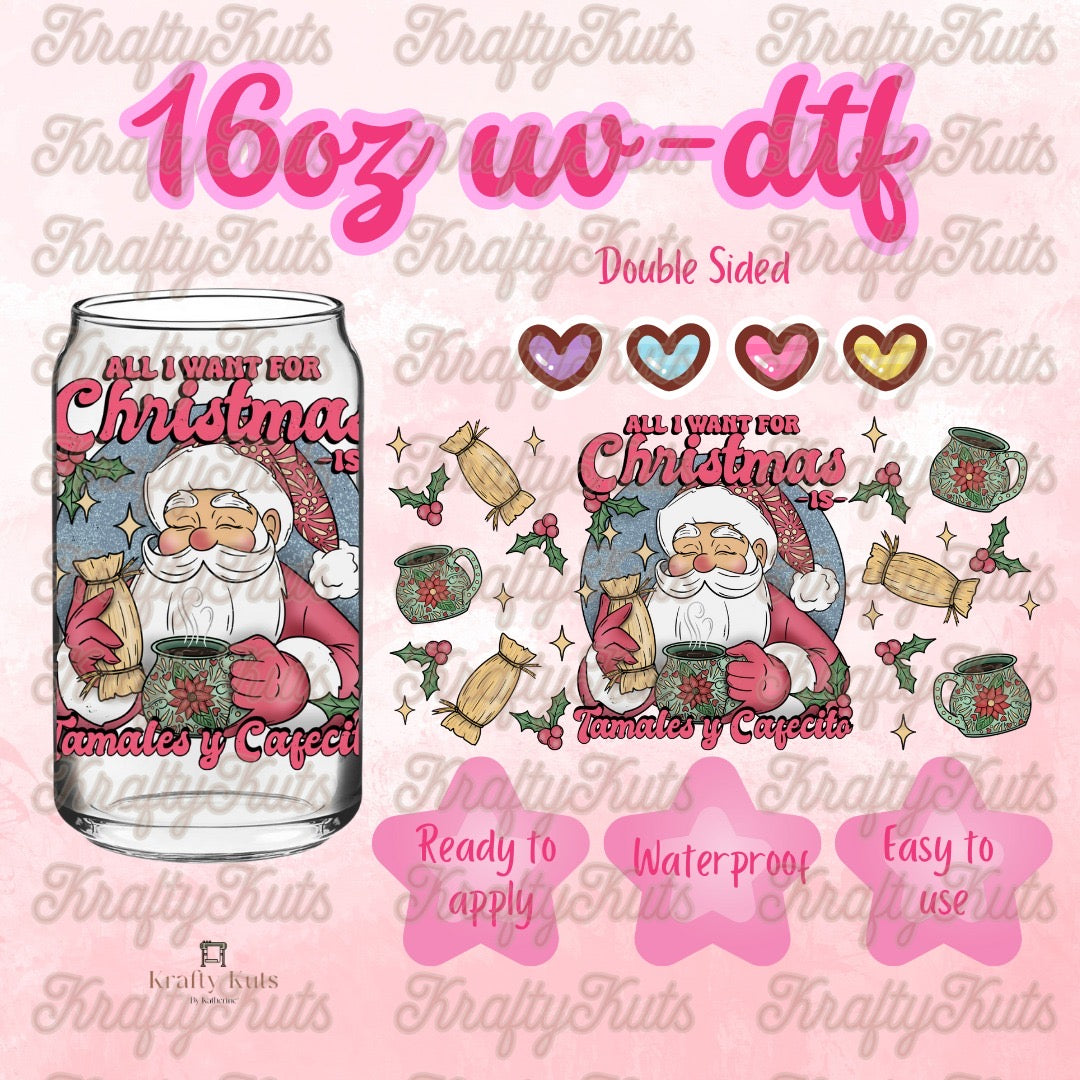 #482 UV-DTF 16oz Glass Wrap - Double Sided