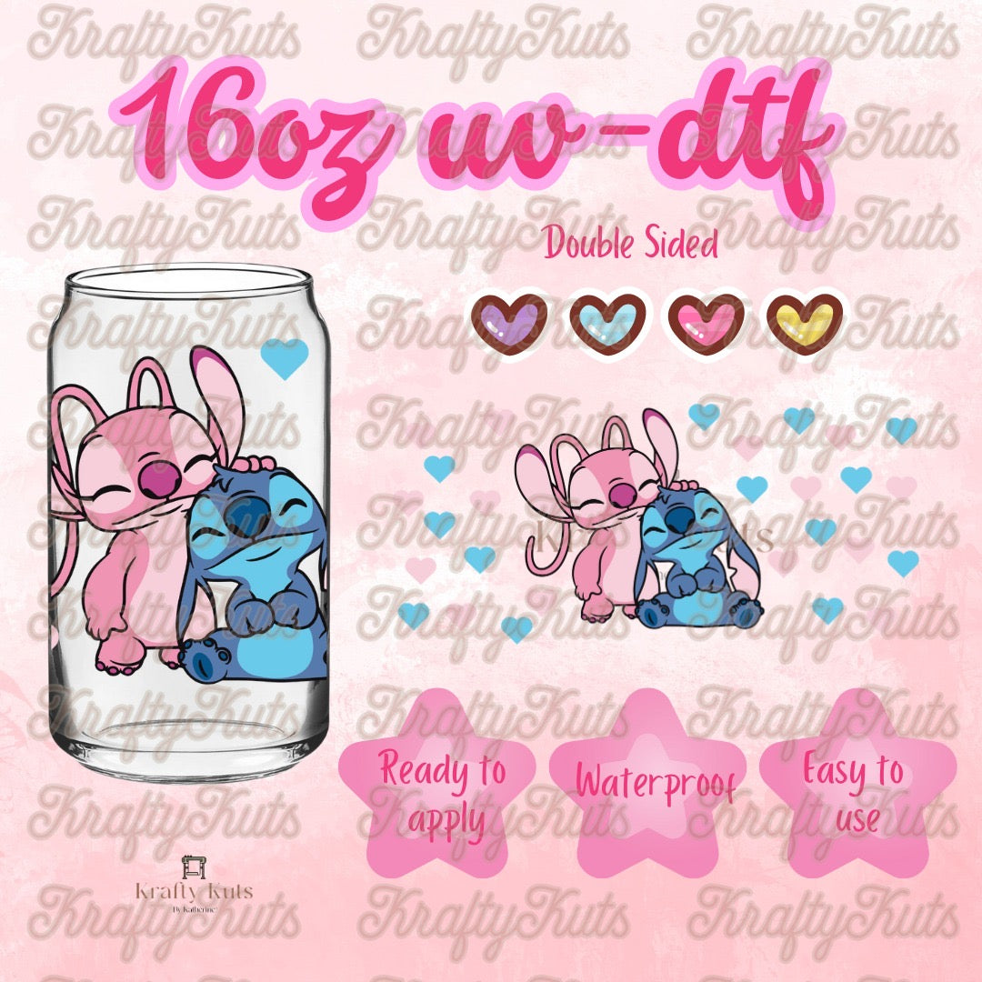 #180 UV-DTF 16oz Glass Wrap - Double Sided