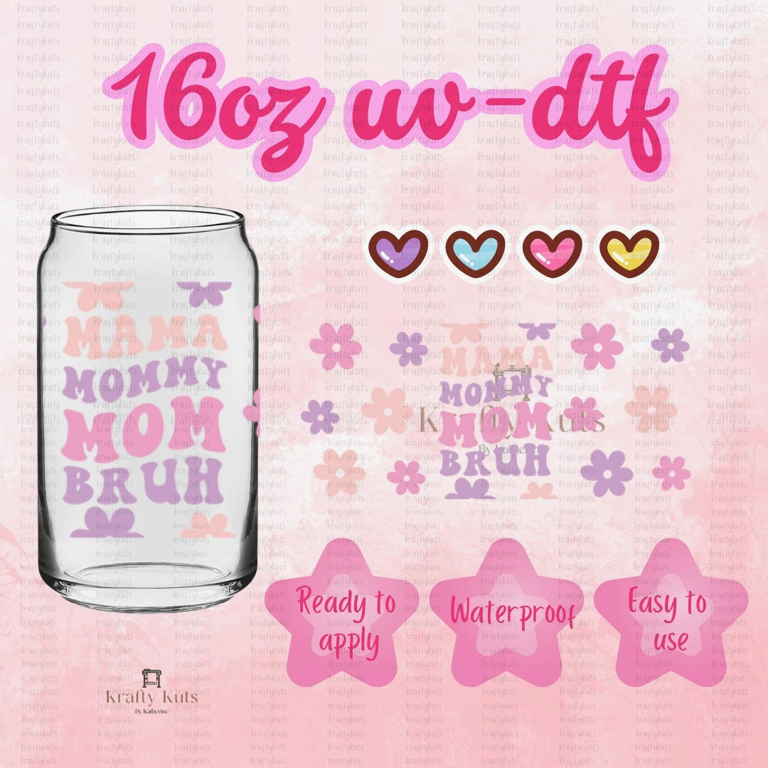 #027 UV-DTF 16oz GLASS WRAP