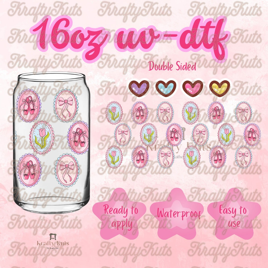 #190 UV-DTF 16oz Glass Wrap - Double Sided