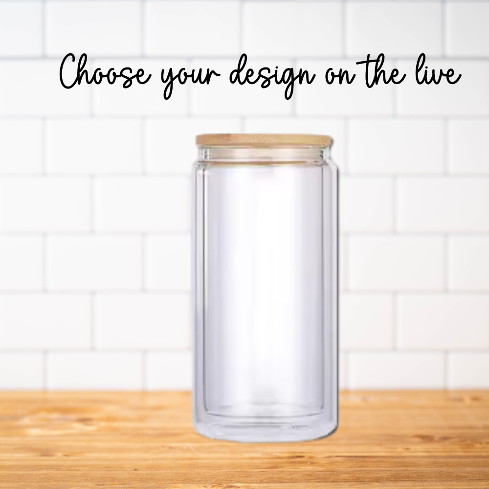 SNOWGLOBE Glass Can Made on Live