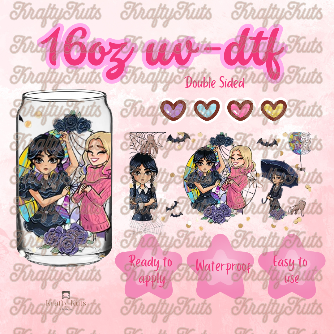 #410 UV-DTF 16oz Glass Wrap - Double Sided