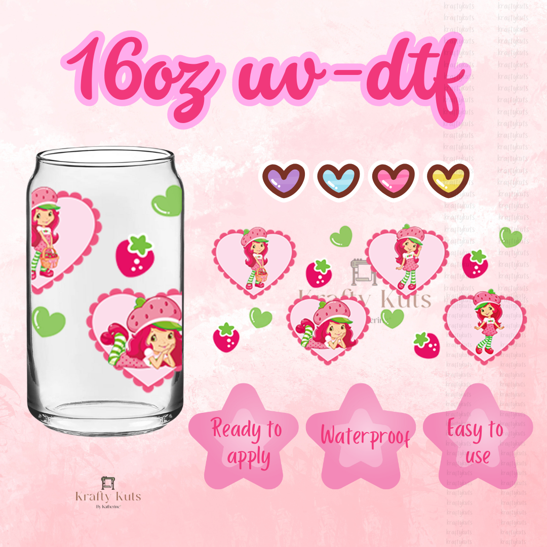 #255 UV-DTF 16oz Glass Wrap - Double Sided