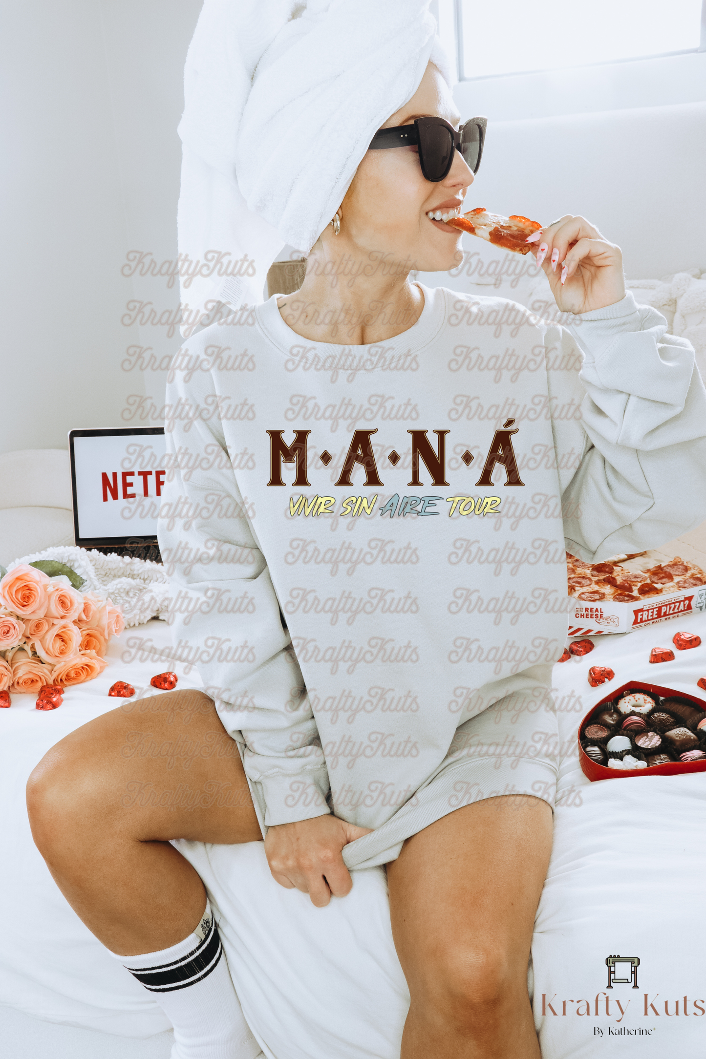 Mana Vivir Sin Aire Crewneck Sweatshirt | Mana Sweatshirt | Custom Name Crewneck | Unisex Pullover | Gift for Her | Cozy Sweatshirt