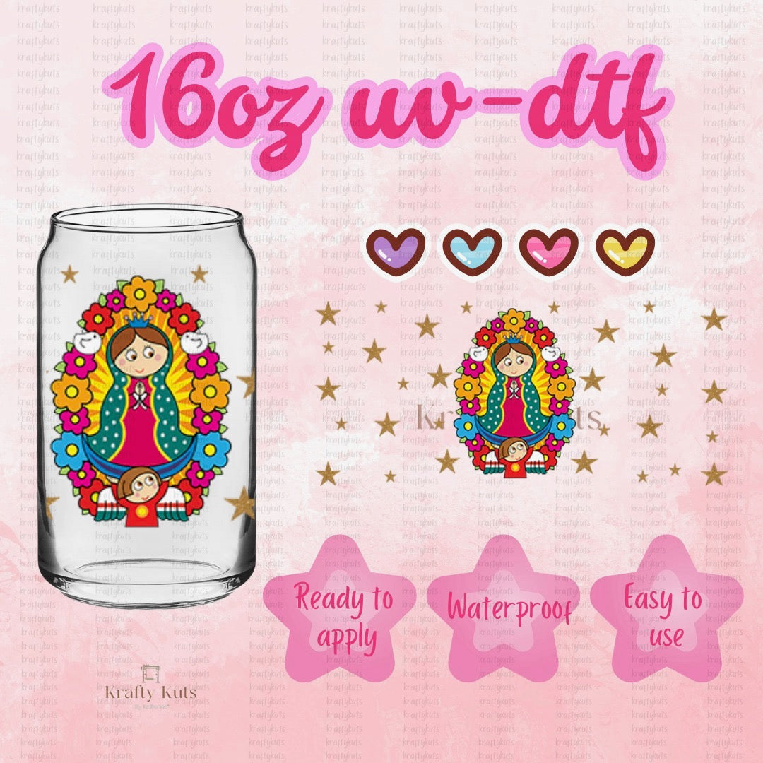 #023 UV-DTF 16oz GLASS WRAP