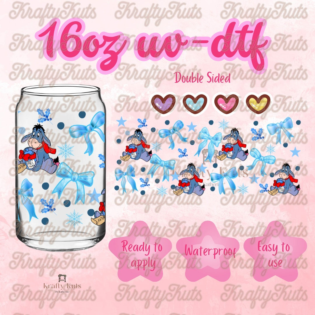 #176 UV-DTF 16oz Glass Wrap - Double Sided
