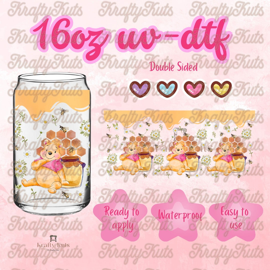 #185 UV-DTF 16oz Glass Wrap - Double Sided