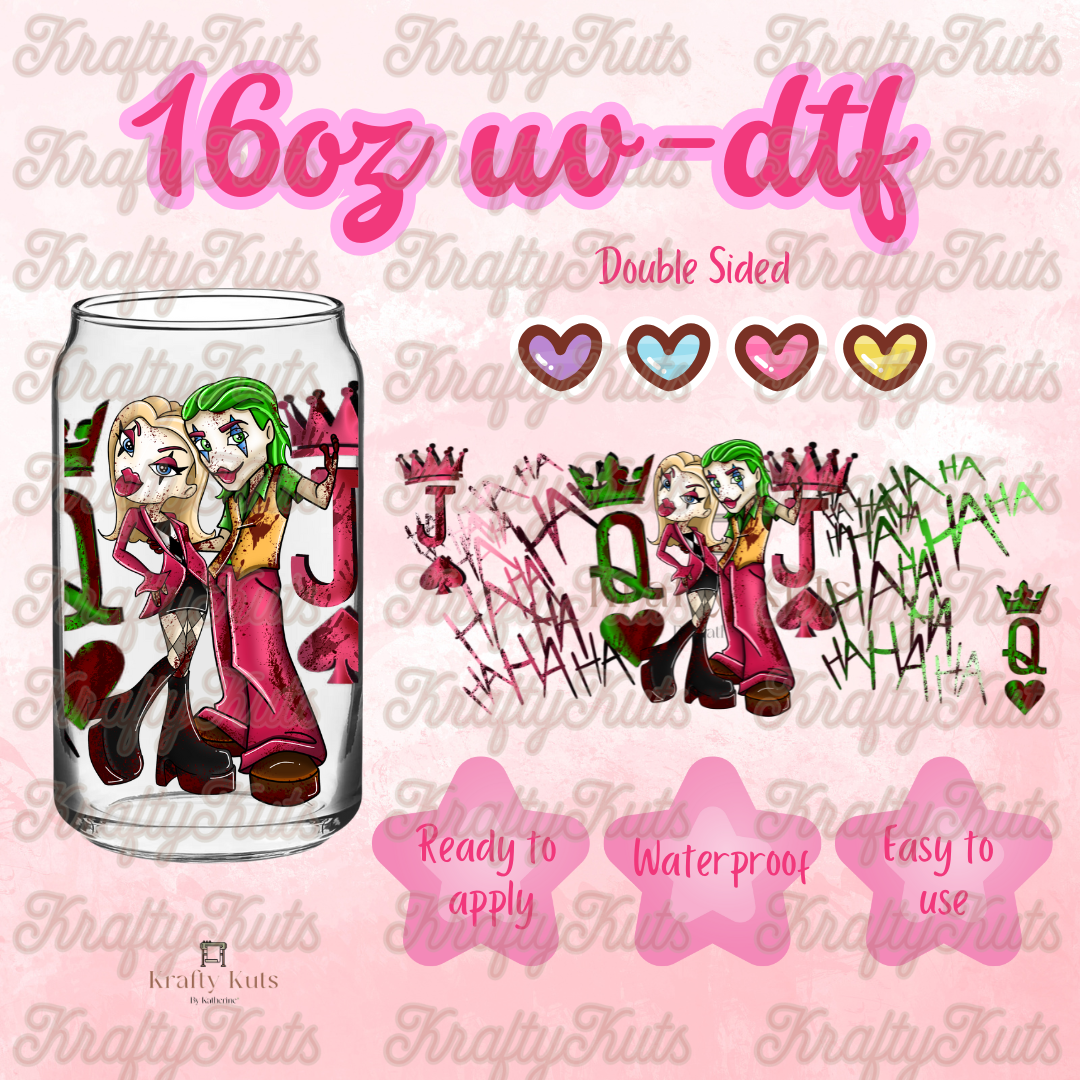 #412 UV-DTF 16oz Glass Wrap - Double Sided