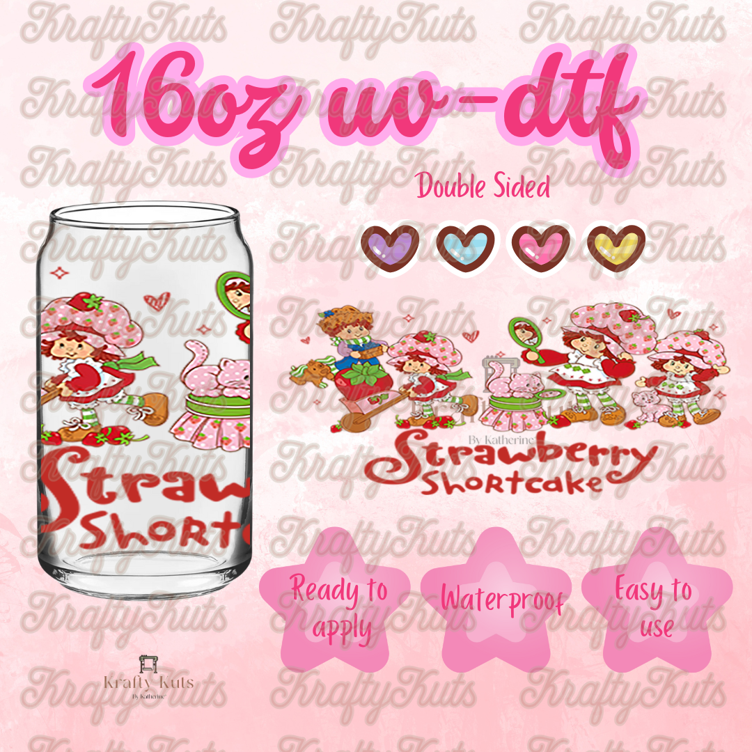 #578 UV-DTF 16oz Glass Wrap - Double sided