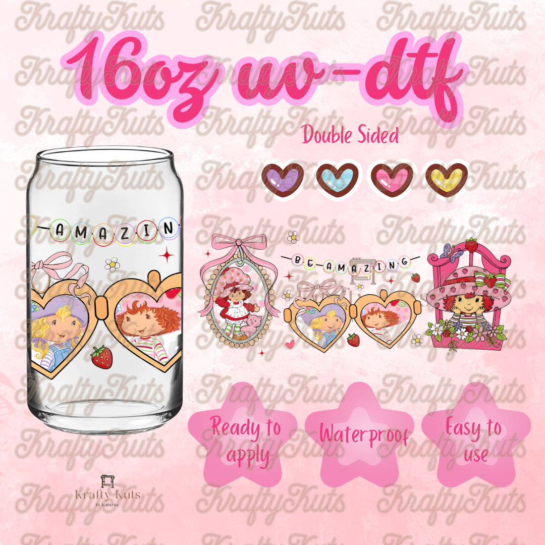 #581 UV-DTF 16oz Glass Wrap - Double sided