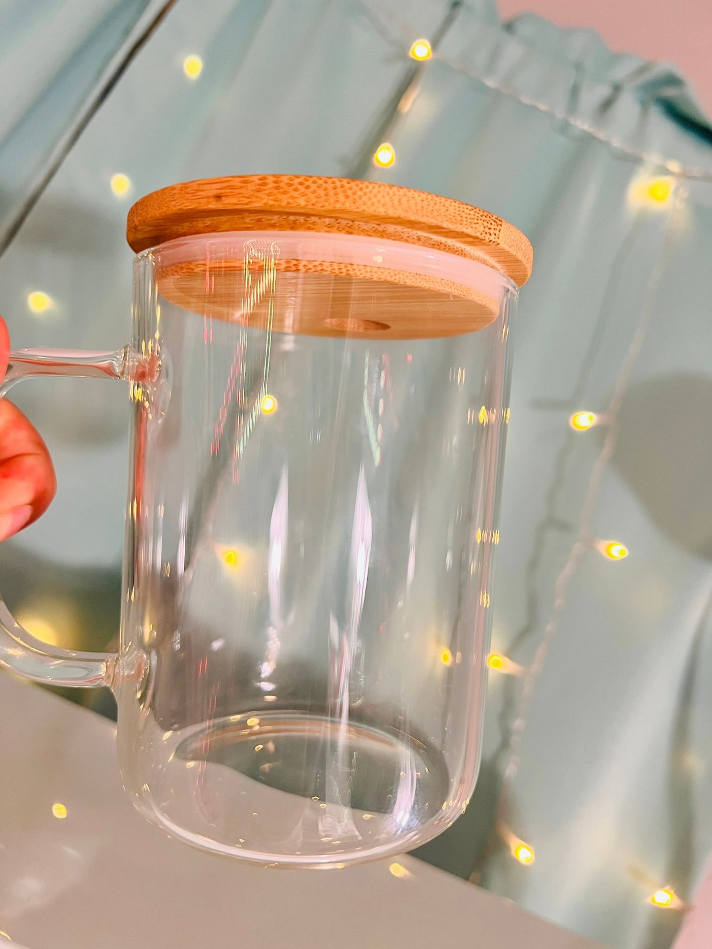 Glass Mug Made on Live