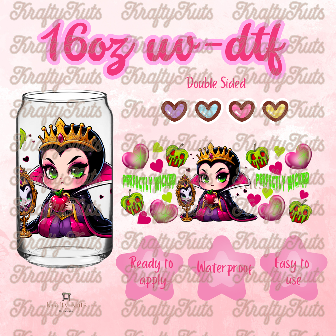 #406 UV-DTF 16oz Glass Wrap - Double Sided
