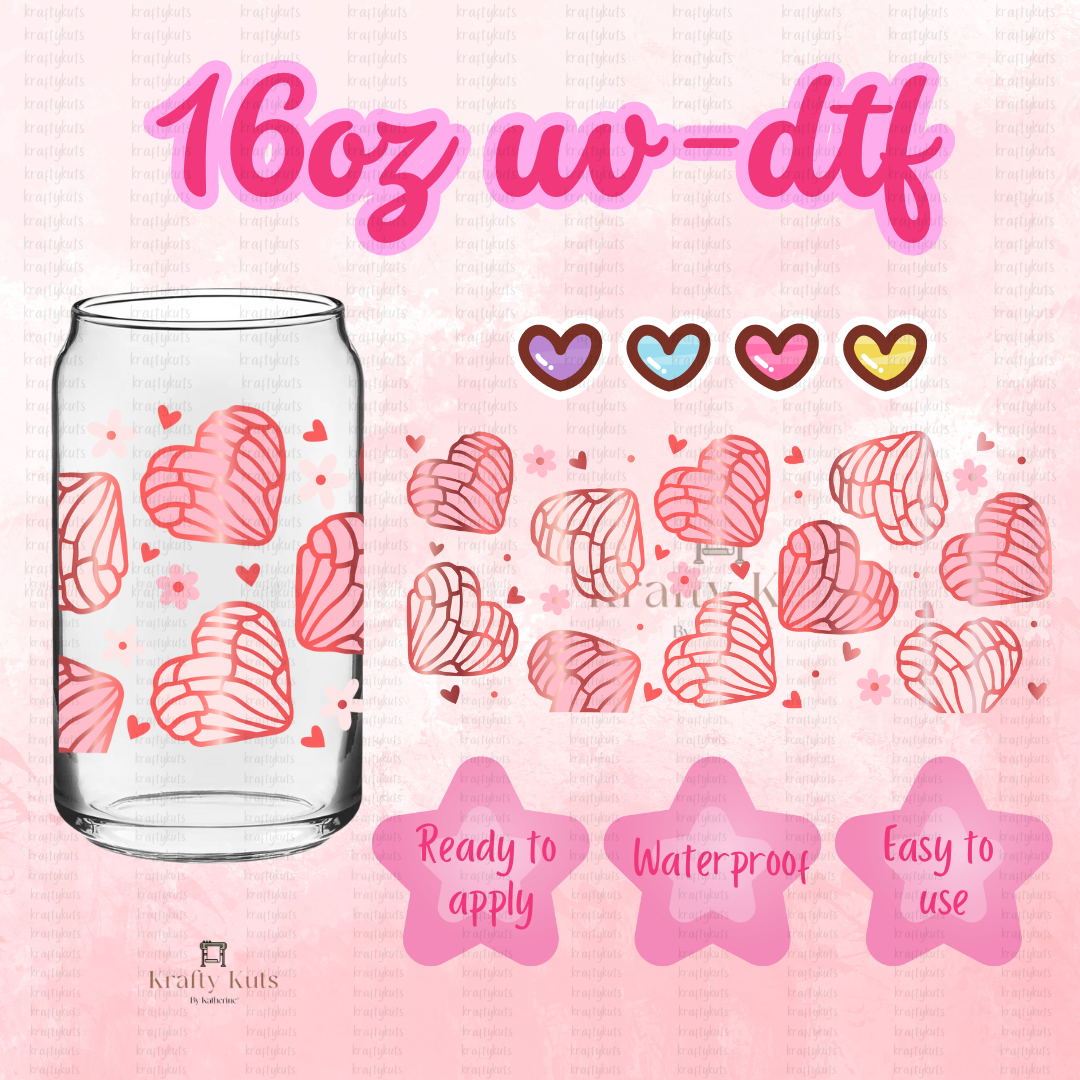 #055 UV-DTF 16oz Glass Can Wrap