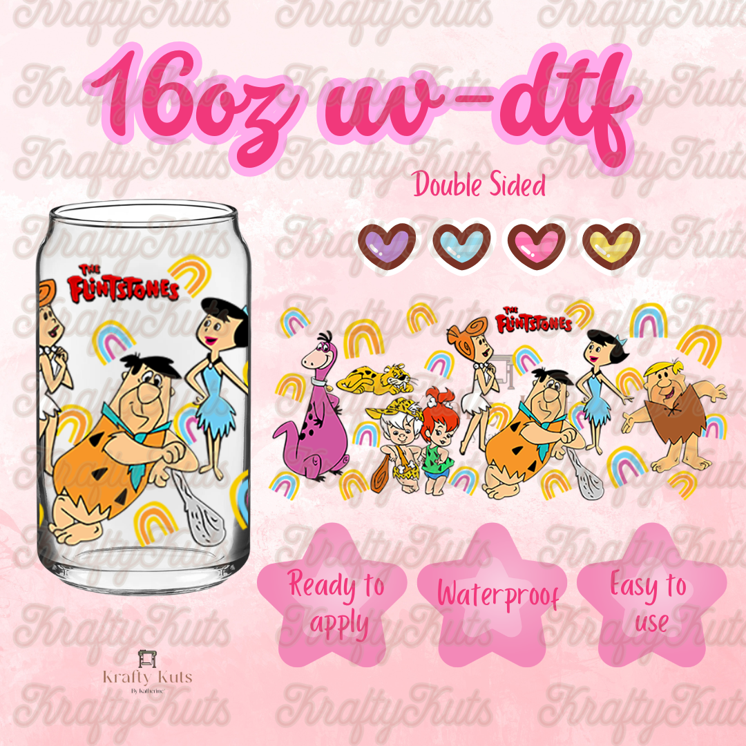 #702 UV-DTF 16oz Glass Wrap - Double sided
