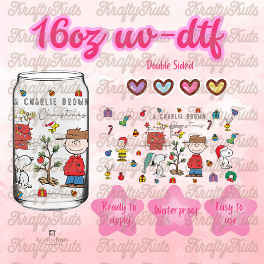 #486 UV-DTF 16oz Glass Wrap - Double Sided