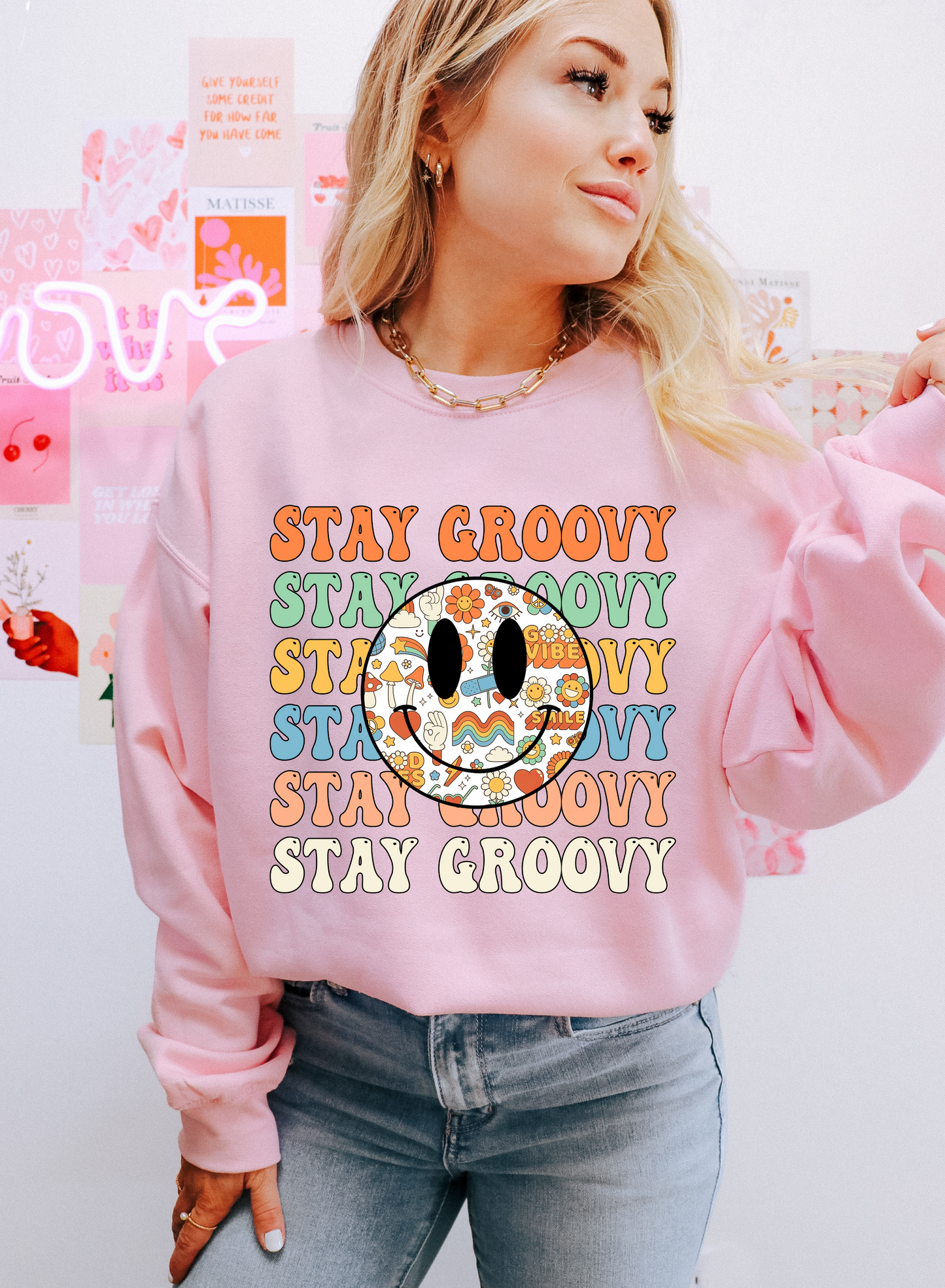 Stay Groovy Crewneck♥