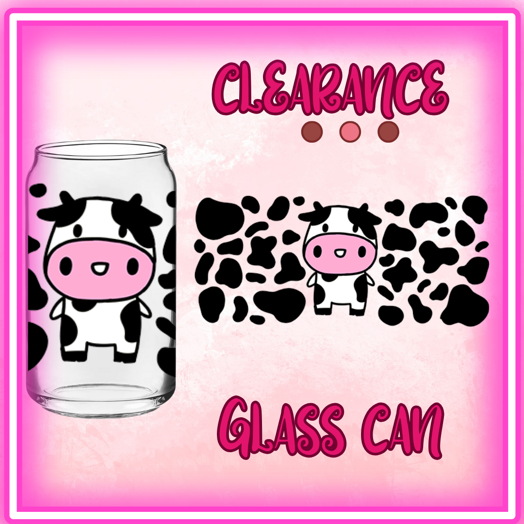 White Shimmer Cup Baby Cow♥