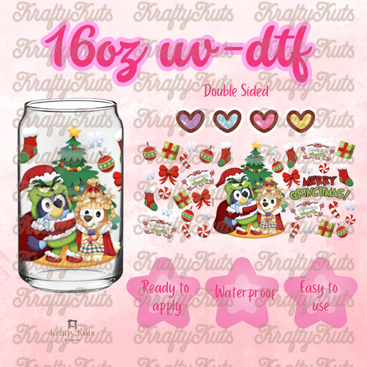 #527 UV-DTF 16oz Glass Wrap - Double sided