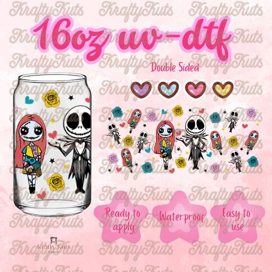 #528 UV-DTF 16oz Glass Wrap - Double sided