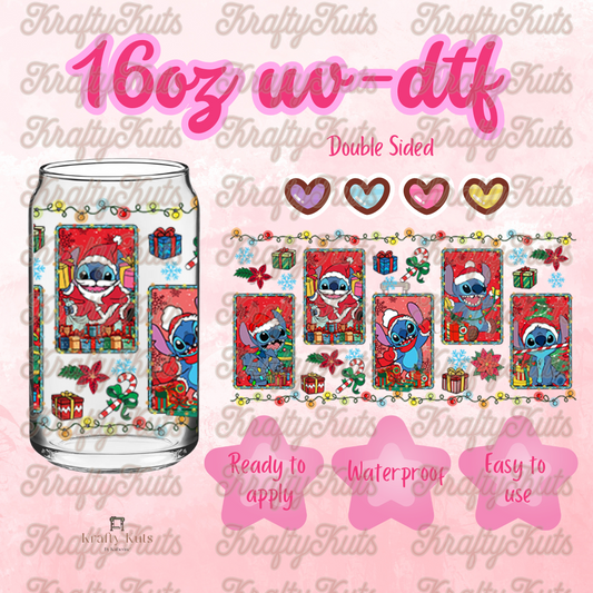 #529 UV-DTF 16oz Glass Wrap - Double sided