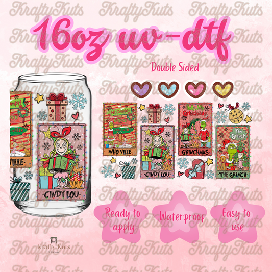 #532 UV-DTF 16oz Glass Wrap - Double sided