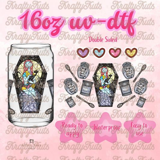 #534 UV-DTF 16oz Glass Wrap - Double sided