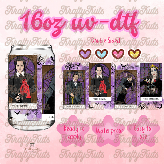 A10 UV-DTF 16oz Glass Can Wrap - Double Sided