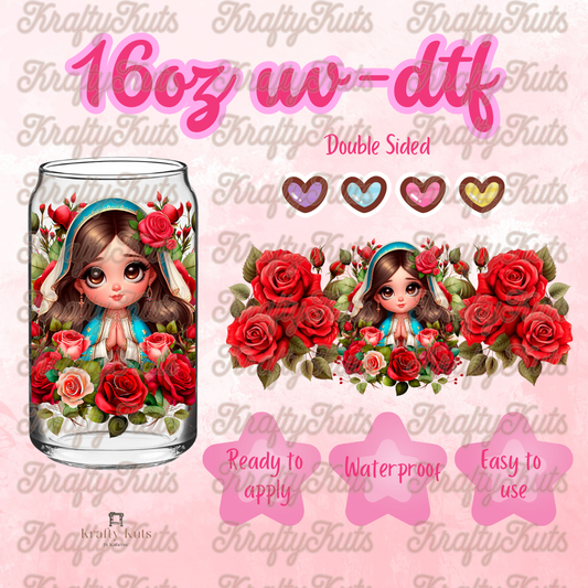 #541 UV-DTF 16oz Glass Wrap - Double sided