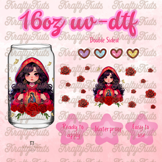 #544 UV-DTF 16oz Glass Wrap - Double sided