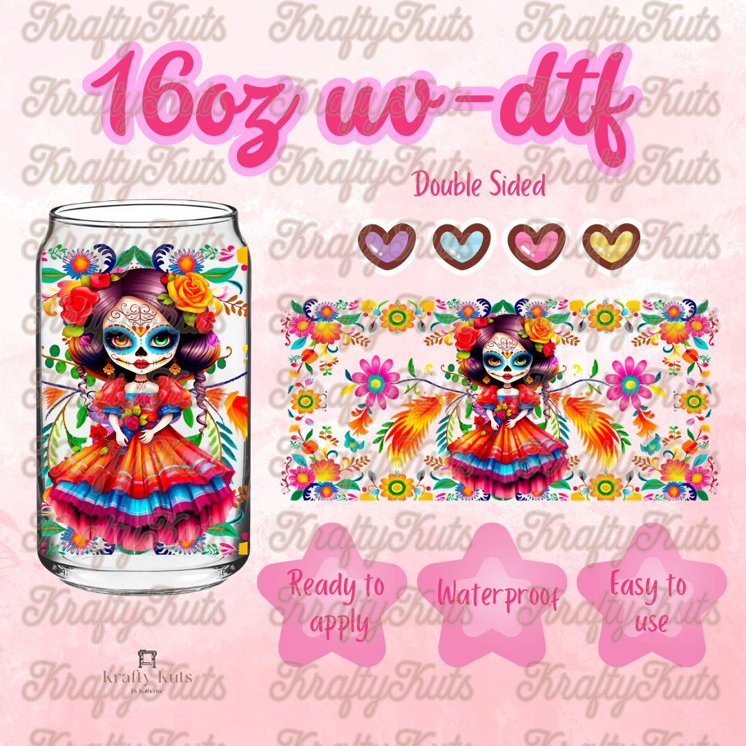 #542 UV-DTF 16oz Glass Wrap - Double sided