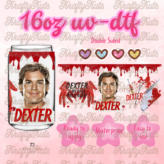 #545 UV-DTF 16oz Glass Wrap - Double sided