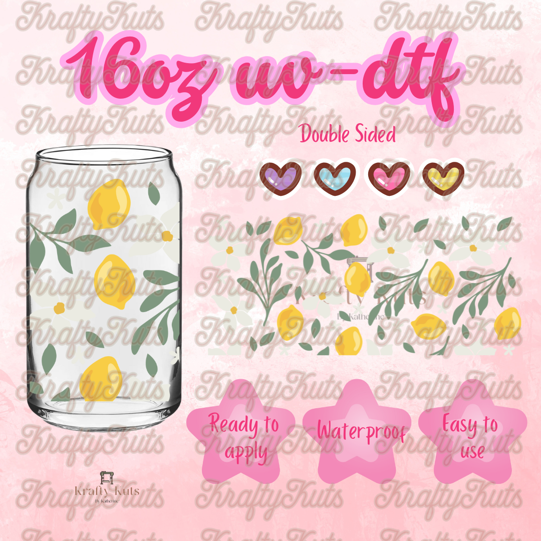 #543 UV-DTF 16oz Glass Wrap - Double sided