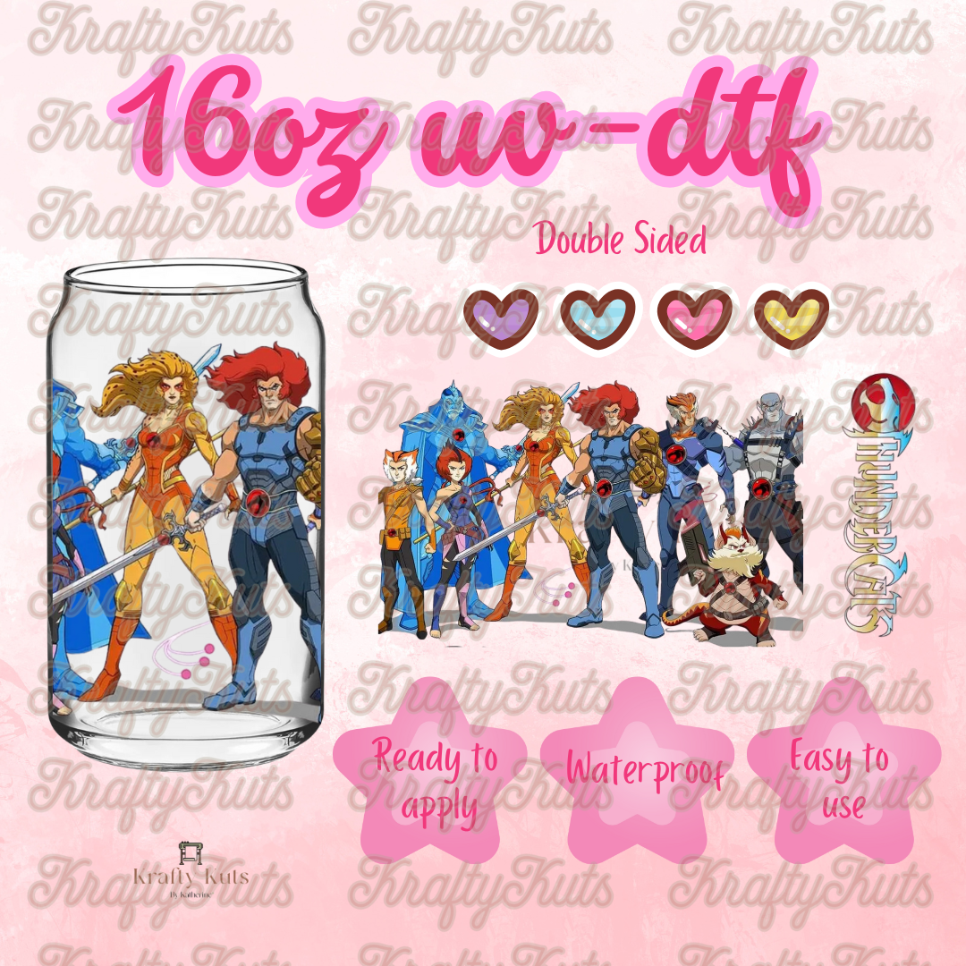 #539 UV-DTF 16oz Glass Wrap - Double sided