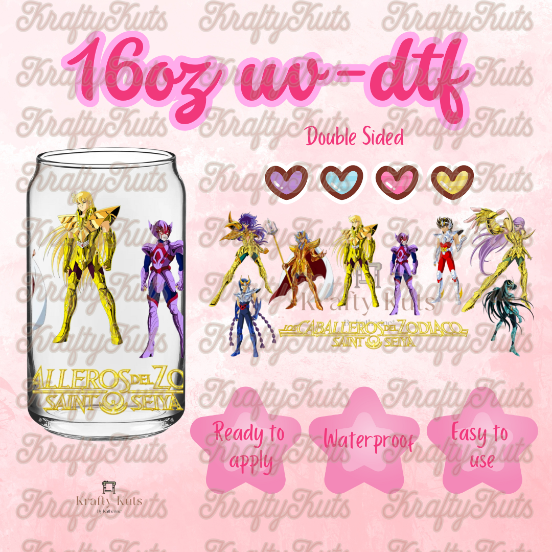 #536 UV-DTF 16oz Glass Wrap - Double sided