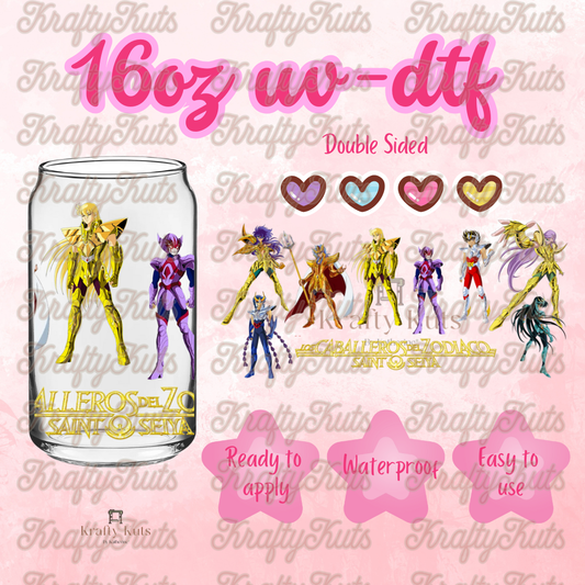 #536 UV-DTF 16oz Glass Wrap - Double sided