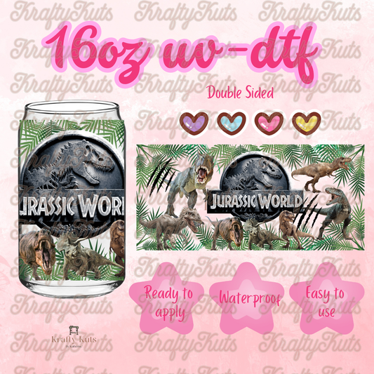 #559 UV-DTF 16oz Glass Wrap - Double sided