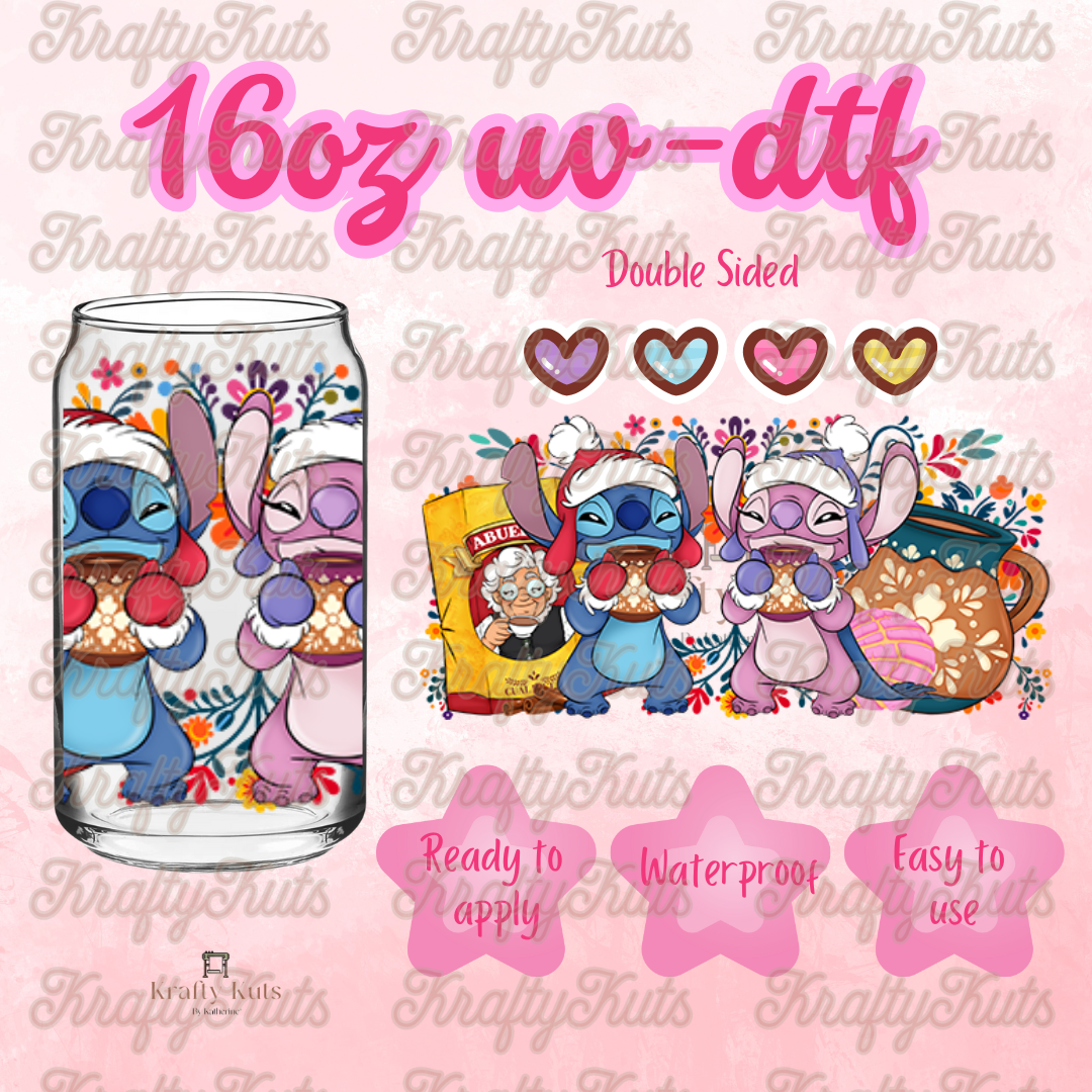 #562 UV-DTF 16oz Glass Wrap - Double sided