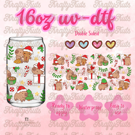 #564 UV-DTF 16oz Glass Wrap - Double sided