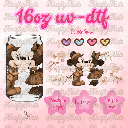 #599 UV-DTF 16oz Glass Wrap - Double sided