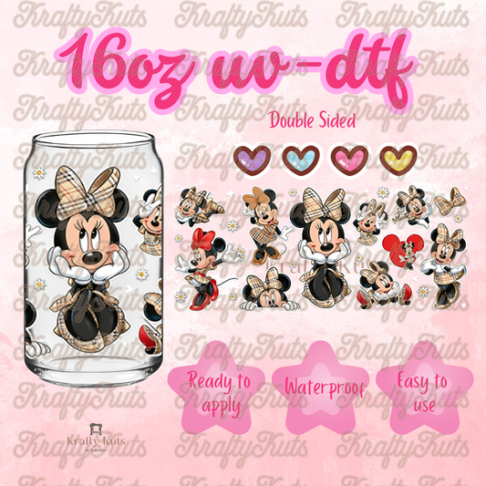 #609 UV-DTF 16oz Glass Wrap - Double sided