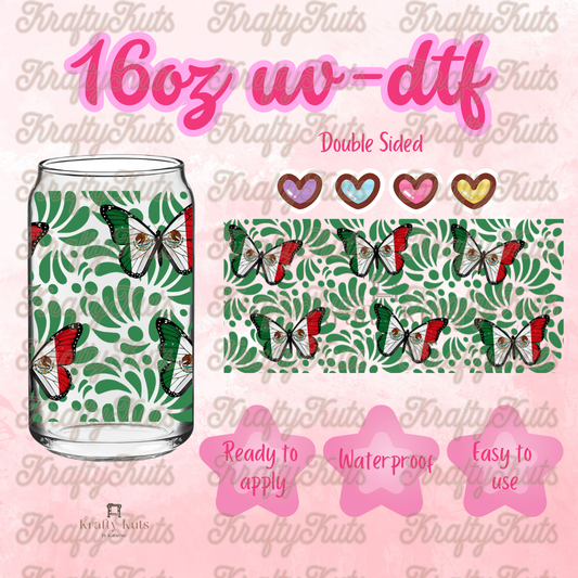 #641 UV-DTF 16oz Glass Wrap - Double sided