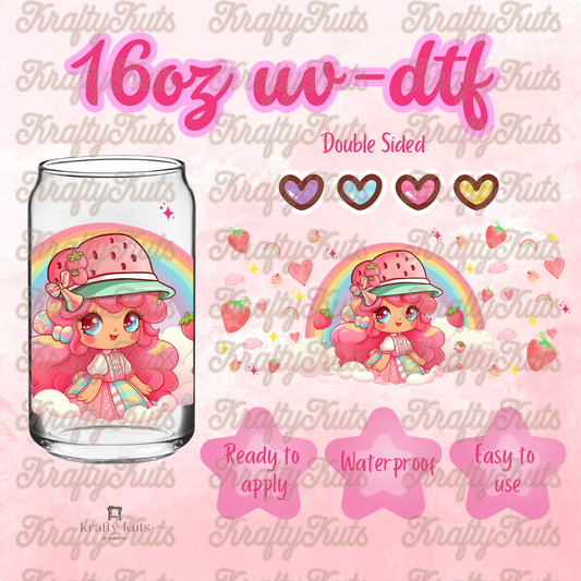 #646 UV-DTF 16oz Glass Wrap - Double sided