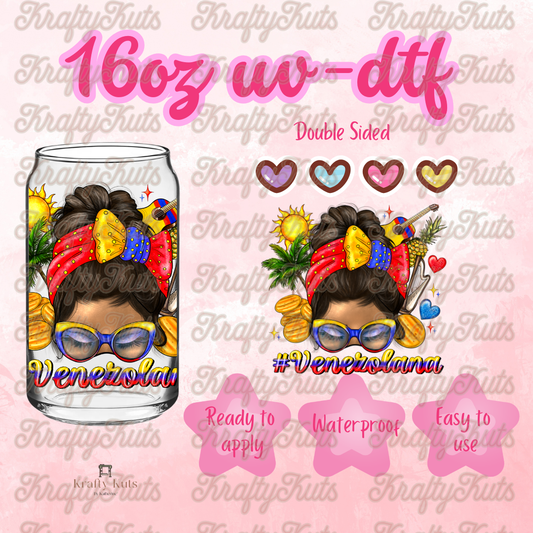 #647 UV-DTF 16oz Glass Wrap - Double sided
