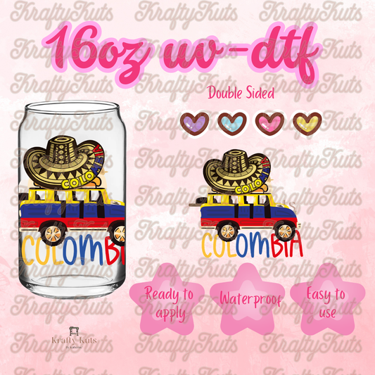 #651 UV-DTF 16oz Glass Wrap - Double sided