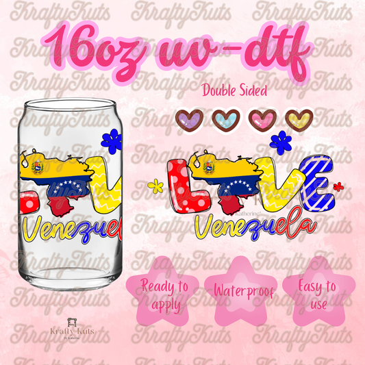 #653 UV-DTF 16oz Glass Wrap - Double sided