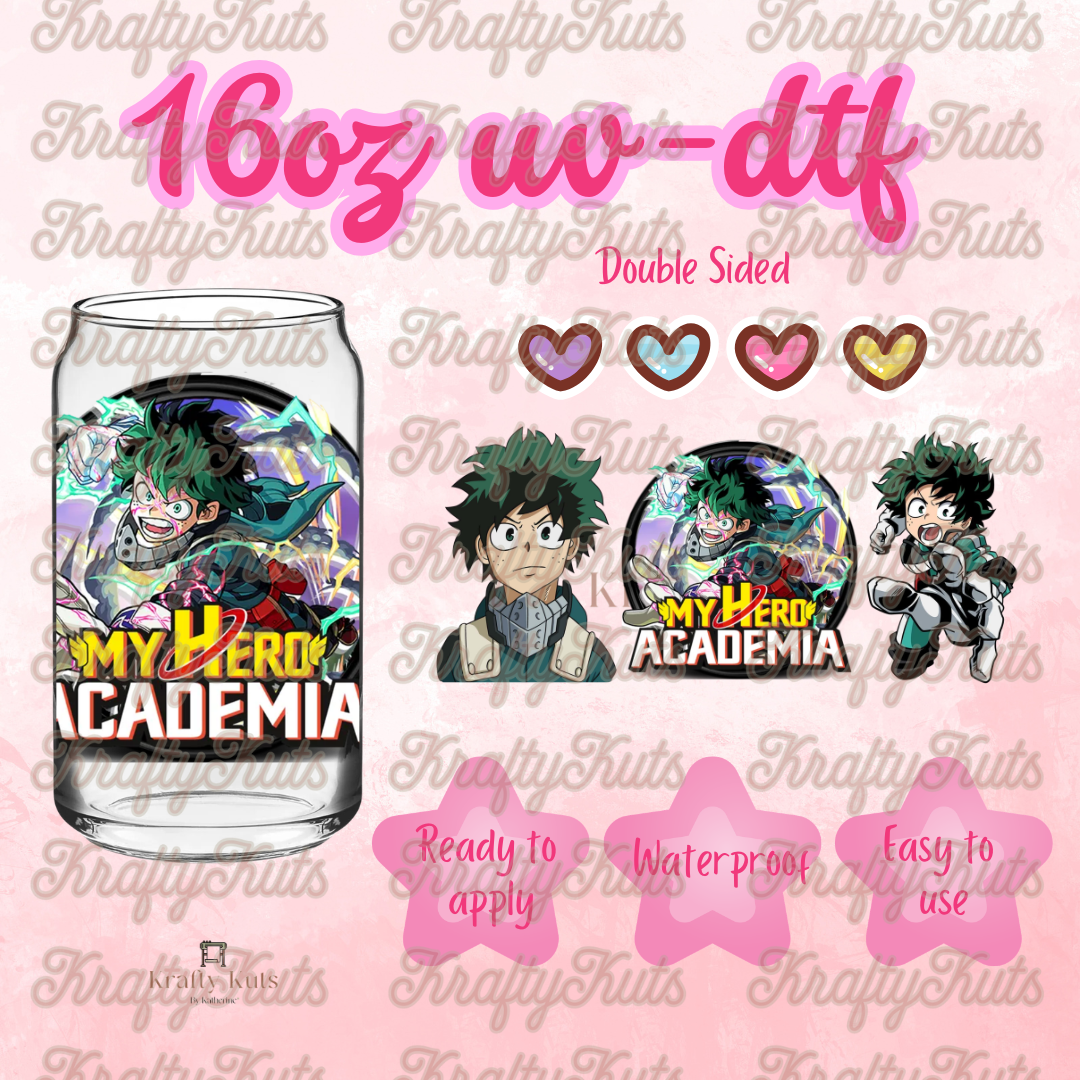 #683 UV-DTF 16oz Glass Wrap - Double sided