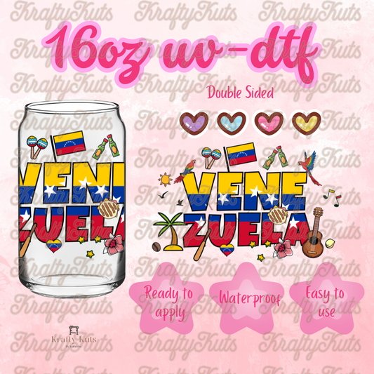 #658 UV-DTF 16oz Glass Wrap - Double sided